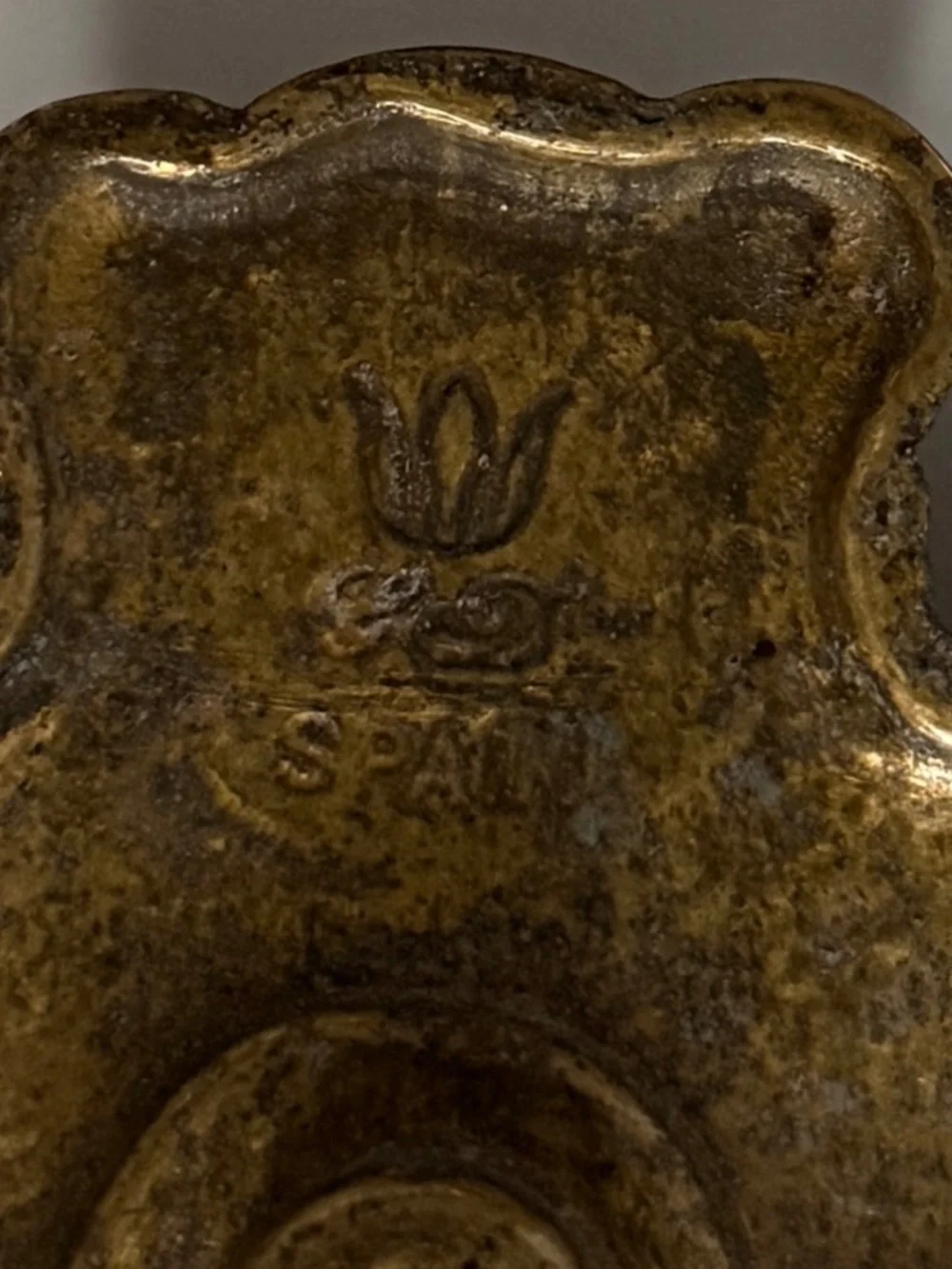 Brass Door Knocker Claddah Hands and Heart Vintage